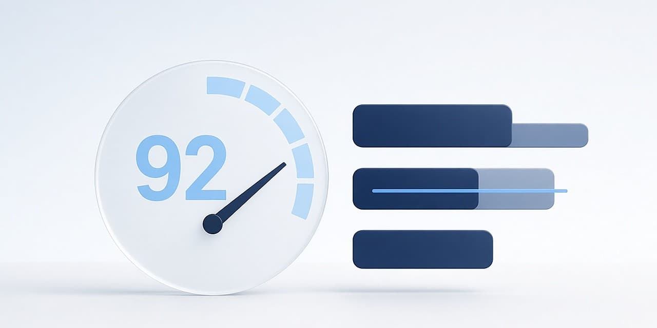 Schedule health scoring visualization